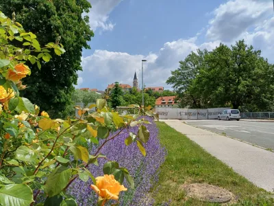 Pred začetkom gradnje soseske Ob Savi mora občina zagotoviti komunalno in prometno infrastrukturo na tem območju. Dela že potekajo.