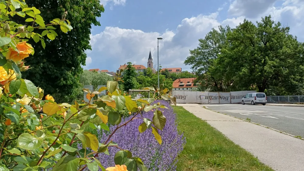 Pred začetkom gradnje soseske Ob Savi mora občina zagotoviti komunalno in prometno infrastrukturo na tem območju. Dela že potekajo.