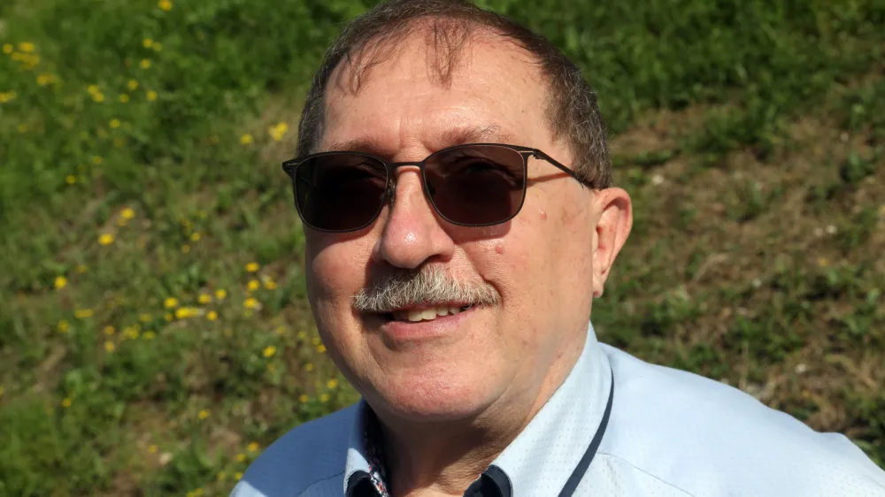 ﻿- 28.07.2021 - Gojko Zupan, umetnostni zgodovinar z direktorata za kulturno dediščino pri ministrstvu - Zavod za varstvo kulturne dediščine Slovenije (ZVKDS)//FOTO: Tomaž Skale