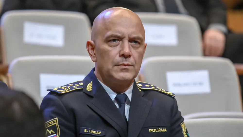 v. d. generalnega direktorja policije Boštjan Lindav- 23.12.2022 - Dan samostojnost in enotnosti 2022 - osrednja državna slovesnost - proslava //FOTO: Luka Cjuha