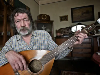 Tomaž Pengov, glasbenik, kantavtorjev,   //FOTO: Jaka Adamič