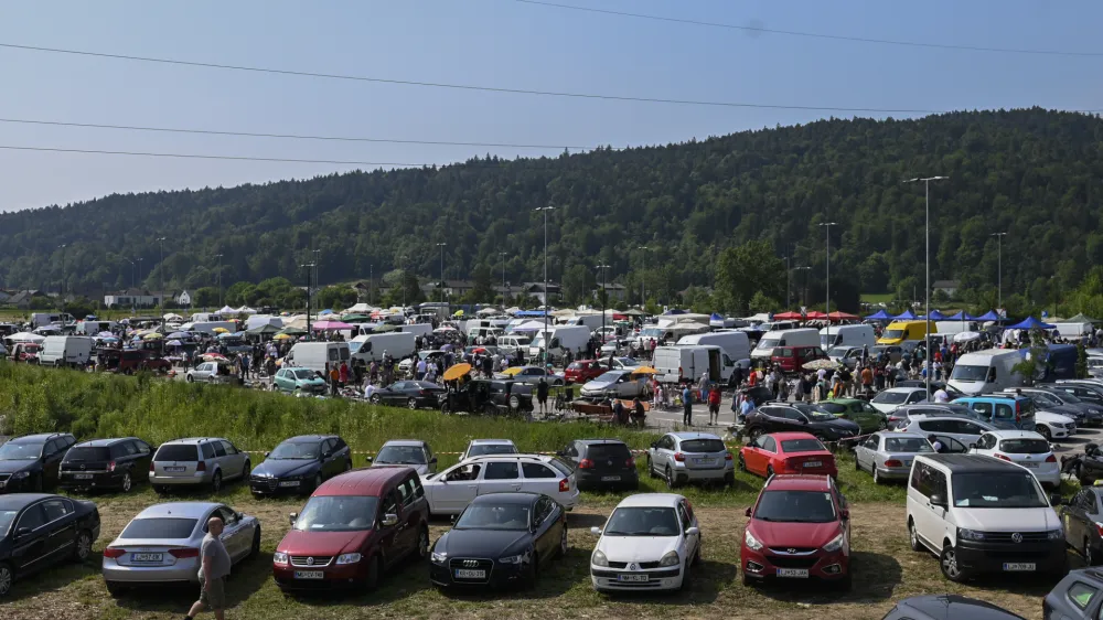 Bolšji sejem Stanežiče vsak teden obišče več kot dva tisoč obiskovalcev in nekaj manj kot 150 prodajalcev.