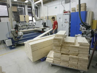 lesna predelovalna industrijaMizarstvo Melu - Luče//FOTO: Tomaž Skale