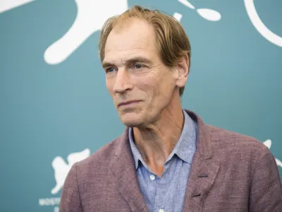 FILE - Actor Julian Sands poses for photographers at the Venice Film Festival in Venice, Italy, on Sept. 3, 2019. Sands, who starred in several Oscar-nominated films in the late 1980s and 90s including "A Room With a View" and "Leaving Las Vegas," was found dead on a Southern California mountain five months after he disappeared while hiking, authorities said Tuesday, June 27, 2023. (Photo by Arthur Mola/Invision/AP, File)