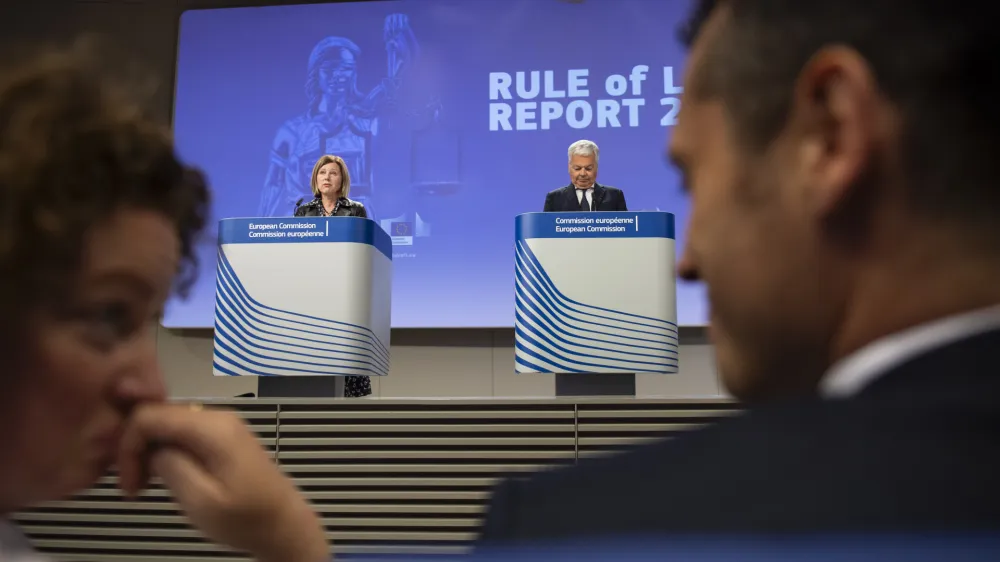 Vera Jourová, Didier Reynders