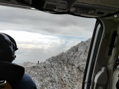 Gorsko reševanje helikopter