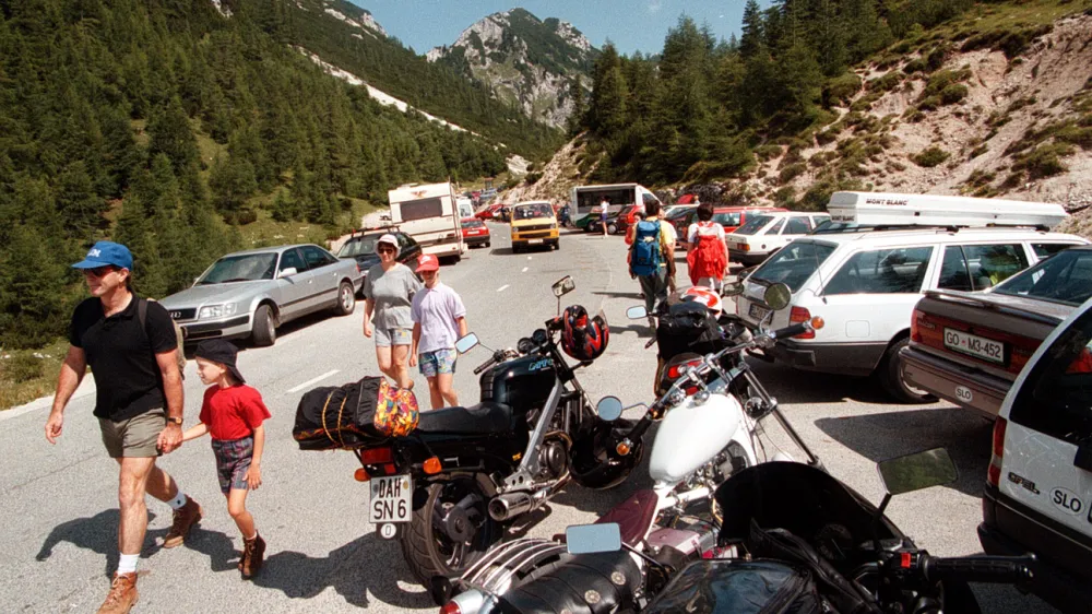 Vr&scaron;ič, parkiri&scaron;če gneča