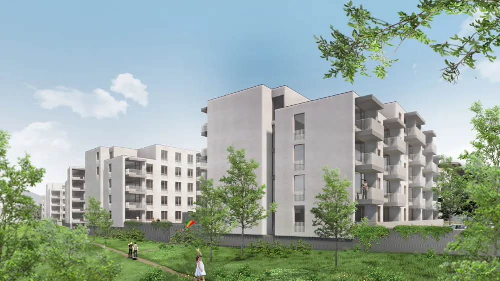 V Podbrezniku se bo petim obstoječim čez dve leti pridružilo še pet novih blokov. F Mestna občina Novo mesto. F mestna občina Novo mesto