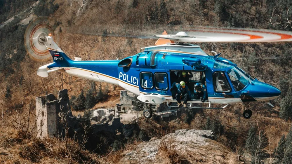 Letalska policijska enota (LPE) med gorskim reševanjem