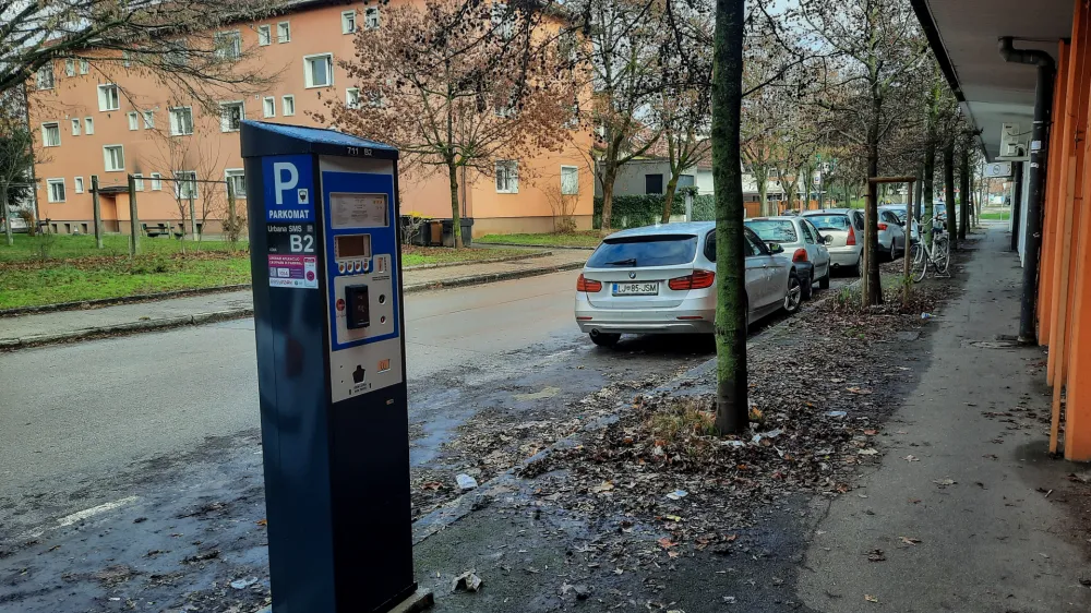 04.01.2023 - parkomat Savsko naselje - Foto: Luka Cjuha