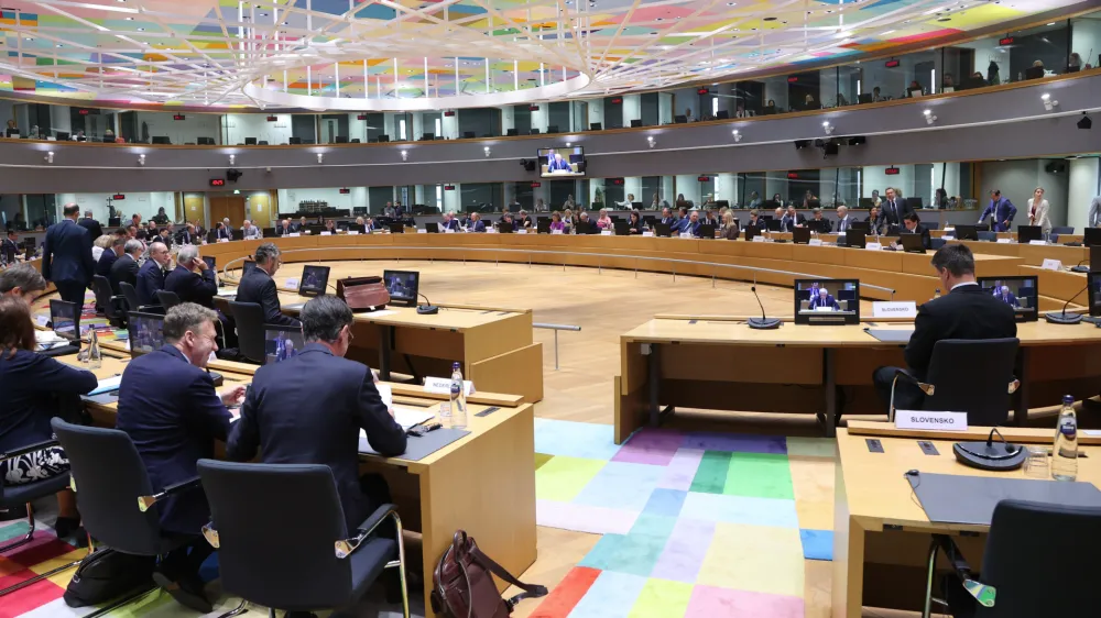 HANDOUT - 20 July 2023, Belgium, Brussels: A view of the EU Foreign Affairs Council in Brussels. Photo: Francois Lenoir/European Council/dpa