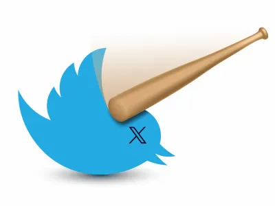 vizualni komentar: Tomato Košir<br>Twitter bo X<br>