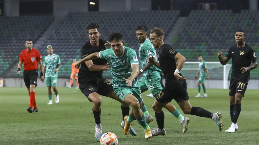 Ivan posavec- 11.07.2023 – nogomet - Olimpija: Valmiera, kvalifikacije za ligo prvakov, 1. krog, prva tekma //FOTO: Luka Cjuha