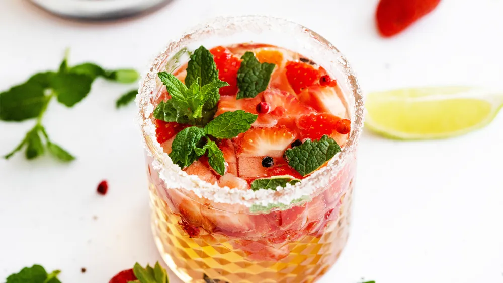 Jagodni koktejl s penino