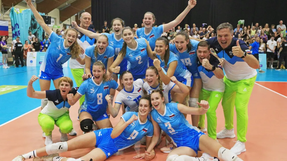 Maribor - Draš športni center - Šport - Olimpijski festival - OFEM - Olimpijski festival evropske mladine - EYOF Maribor 2023 - Odbojka - finale - Slovenija - Nemčija - točka za zlato - - Avtor: Andrej Petelinšek