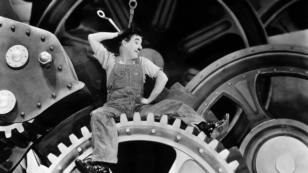 Moderni časi, Charles Chaplin, 1936