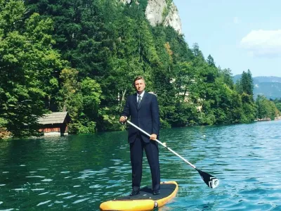 Predsednik Pahor na supu