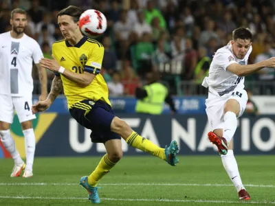 Miha Zajc- 02.06.2022 – nogomet – Slovenija: Švedska, Liga narodov UEFA, Liga B - skupina 4: //FOTO: Luka Cjuha