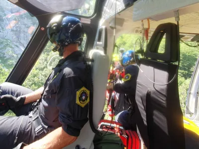 helikopter reševanje policija