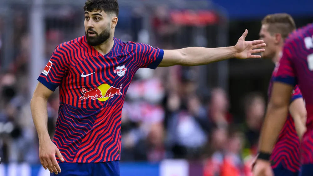 FILED - 20 May 2023, Bavaria, Munich: Leipzig's Josko Gvardiol reacts during the German Bundesliga soccer match between SBayern Munich and RB Leipzig at Allianz Arena. Photo: Tom Weller/dpa