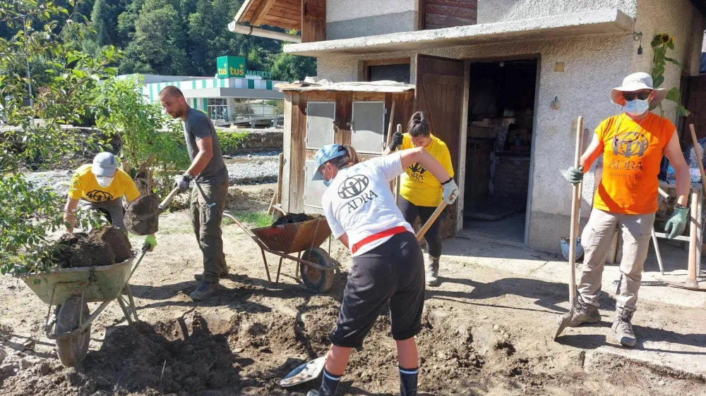 Adrini prostovoljci na Koroškem na dan solidarnosti