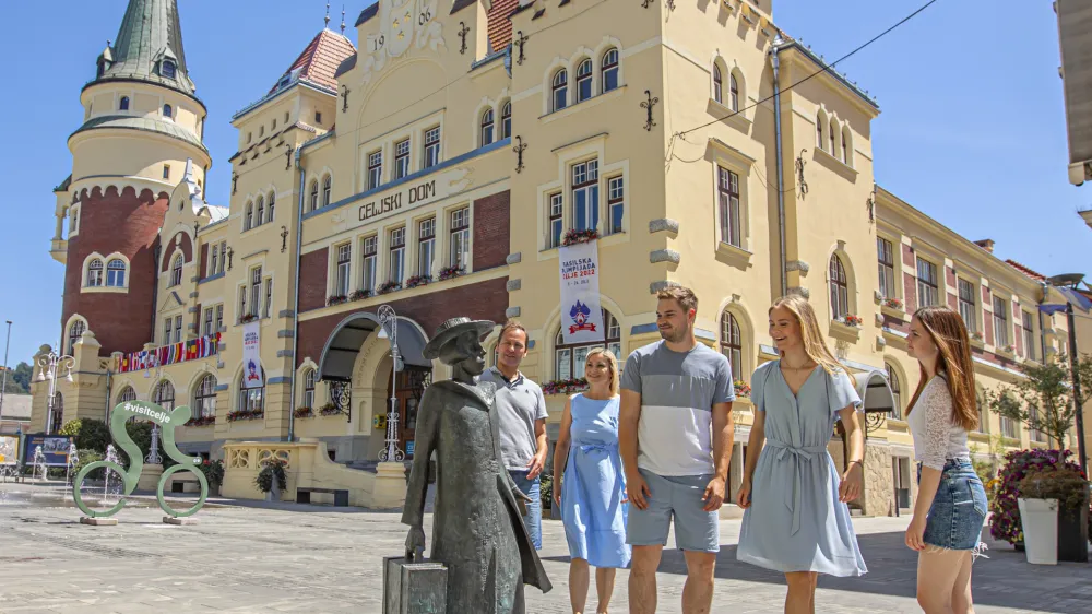 Celje je privlačno tudi za tuje turiste. 