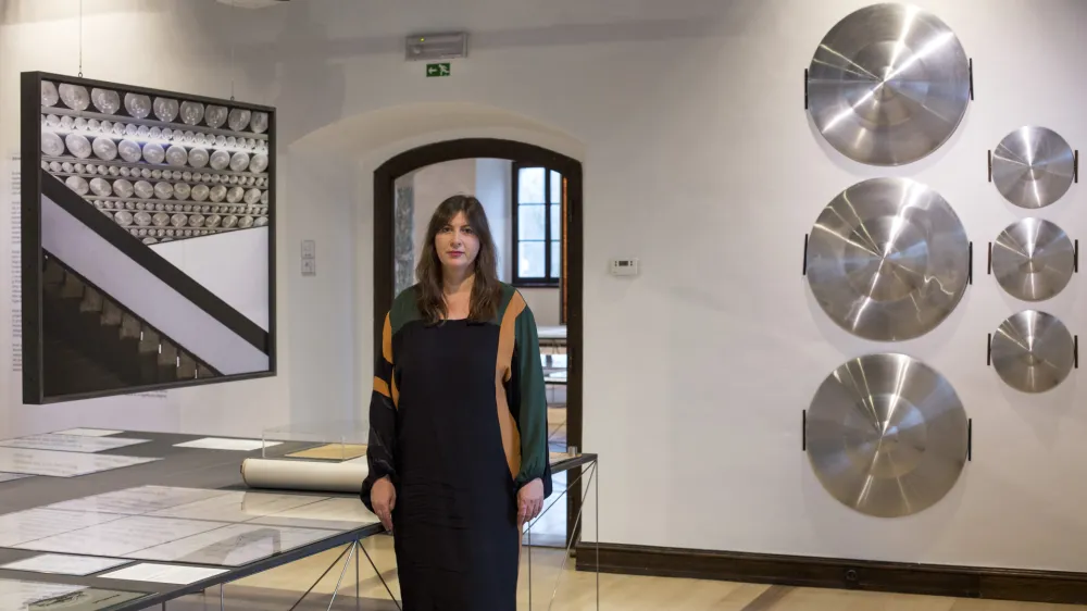 ﻿- kustosinja Maja Vardjan- 09.01.2018 – Muzej za arhitekturo in oblikovanje (MAO) - razstava Humanost in prostor s prvim celovitim pregledom dela Stanka Kristla, arhitekta, profesorja, raziskovalca in akademika.  //FOTO: Matjaž Rušt