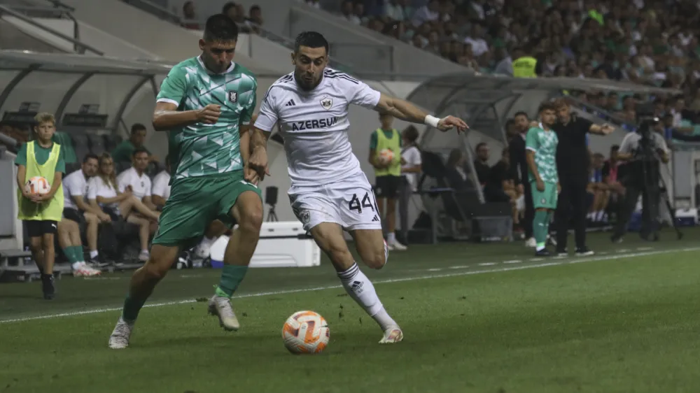 Svit Sešlar- 24.08.2023 – nogomet - Olimpija: Qarabag, evropska liga, kvalifikacije, prva tekma - 4. krog: //FOTO: Luka Cjuha