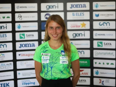 Maruša Mišmaš Zrimšek (tek 3000 m zapreke),<br><br>- 14.08.2023 - Atletska zveza Slovenije (AZS) - moška in ženska atletska reprezentanca pred odhodom na bližnje člansko svetovno prvenstvo v Budimpešti - atleti<br> <br>//FOTO: Bojan Velikonja