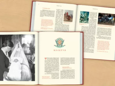Obsežna monografija Od imena do spomina obsega ogromno slikovnega gradiva, ki ga je uredila Anja Kamenarič, v knjigi pa oblikovala Pavla Bonča. Foto: arhiv Mladinska knjiga
