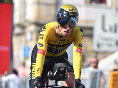 Primož Roglič je bil zadovoljen s svojo vožnjo na čas, ki je bila na pretežno ravninski trasi ena najbolj&scaron;ih v zadnjih letih.