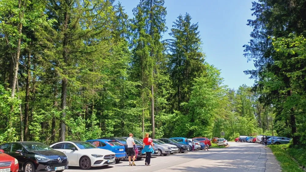 Plačljivo parkiranje pod Joštom, ki bi moralo biti urejeno že pred poletjem, se po novem obeta šele ob koncu leta.