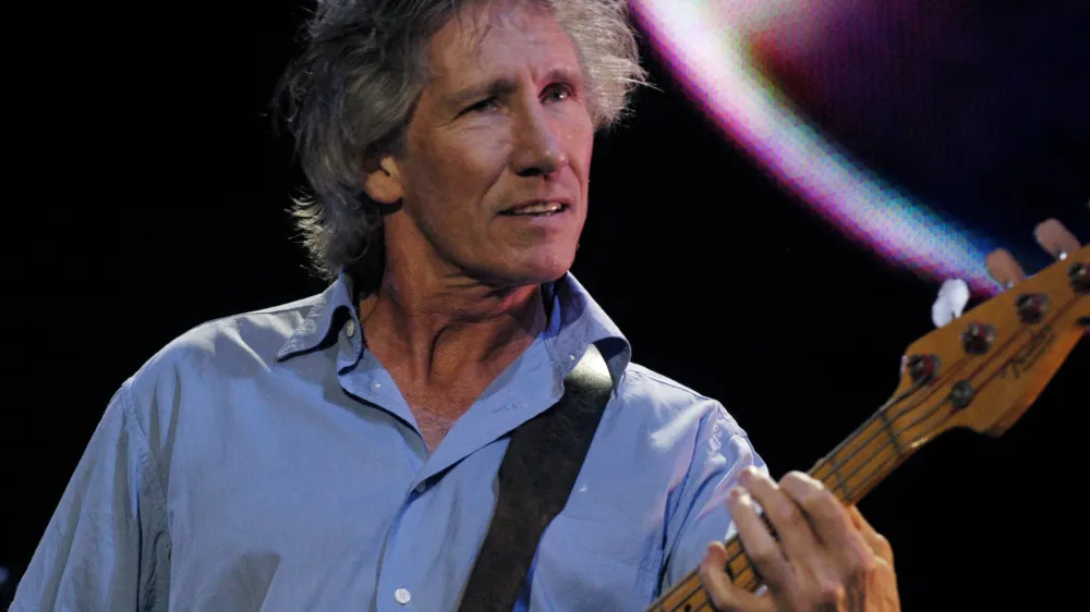 London, England (July 2, 2005): Roger Waters performs with Pink Floyd during the LIve 8 concert in Hyde Park. (Photo by David J. Rogowski)