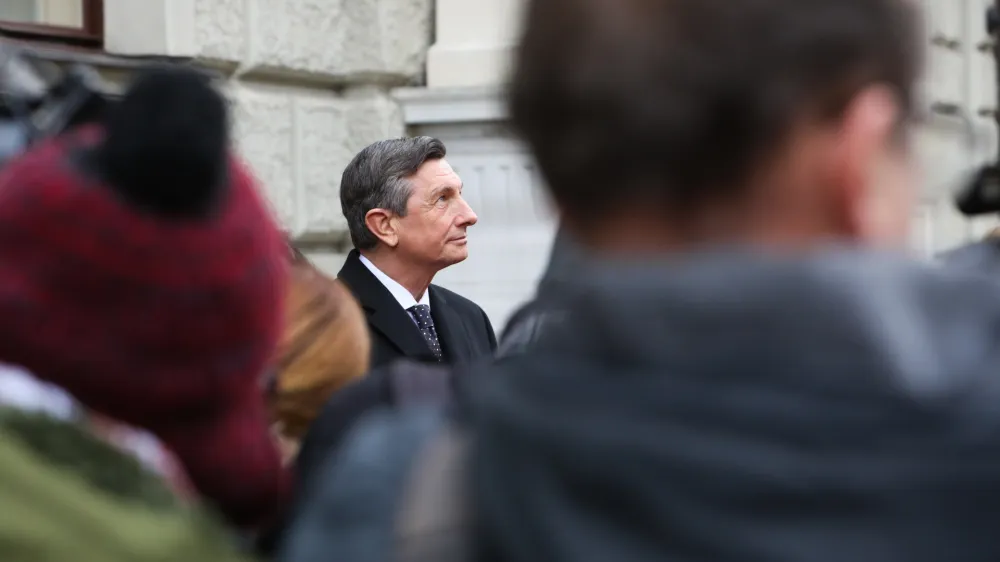 dosedanji predsednik republike Borut Pahor- 23.12.2022 - primopredaja poslov med odhajajočim predsednikom republike Borutom Pahorjem in novo predsednico republike Natašo Pirc Musar. //FOTO: Bojan Velikonja