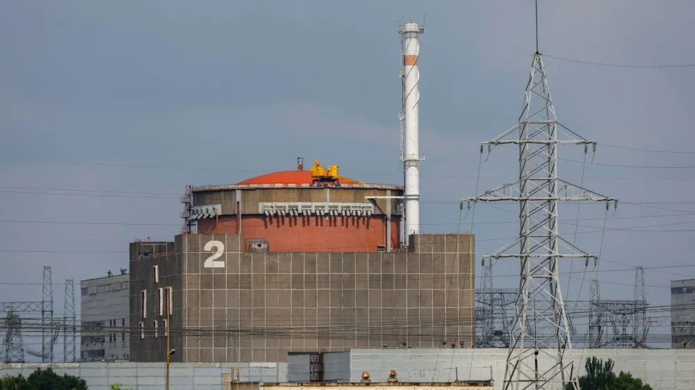 FILE PHOTO: A view shows the Zaporizhzhia Nuclear Power Plant outside Enerhodar in the Zaporizhzhia region, Russian-controlled Ukraine, June 15, 2023. REUTERS/Alexander Ermochenko/File Photo/File Photo