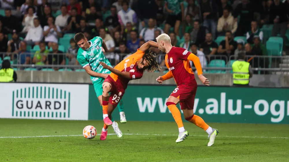  Admir Bristrič<br><br>- 08.08.2023 – nogomet – Olimpija: Galatasaray, liga prvakov, kvalifikacije za uvrstitev v evropsko ligo prvakov, prva tekma - 3. krog:<br><br> <br><br>//FOTO: Bojan Velikonja<br><br>