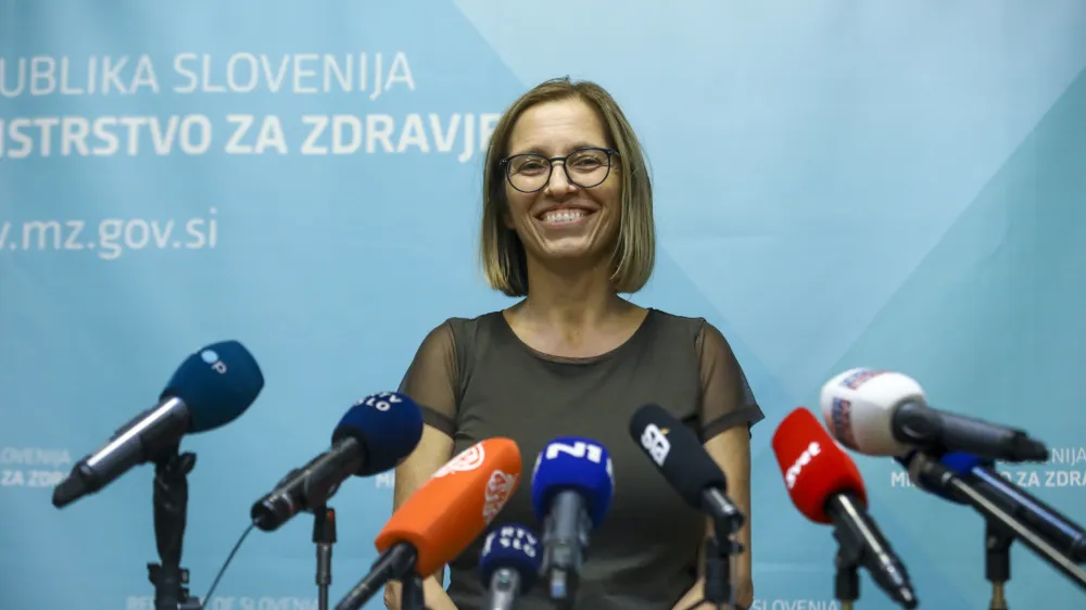  Valentina Prevolnik Rupel kandidatka za ministrico za zdravje03.10.2023 - izjava državne sekretarke Valentine Prevolnik Rupel Foto: Luka Cjuha