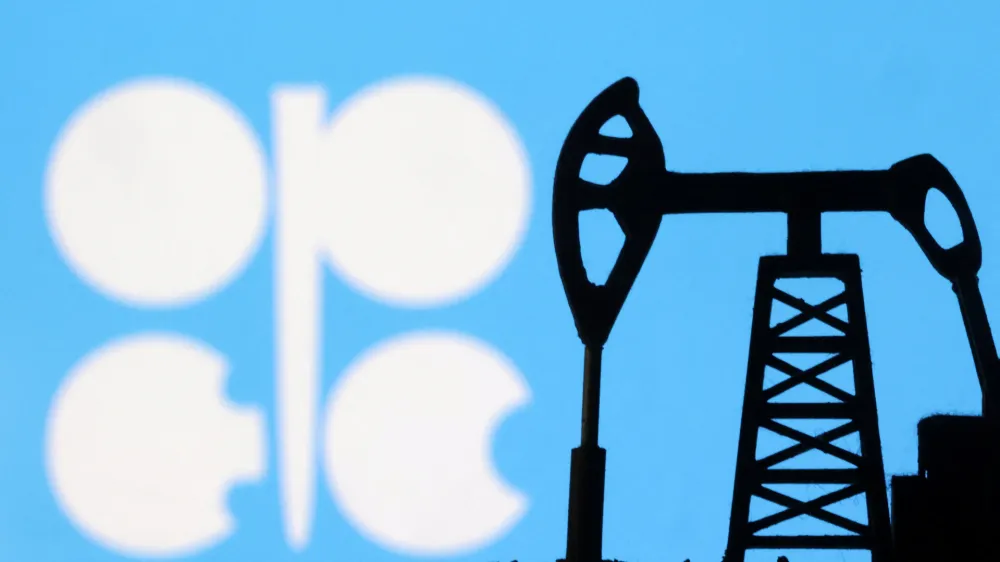 OPEC logo is seen in this illustration taken, October 8, 2023. REUTERS/Dado Ruvic/Illustration