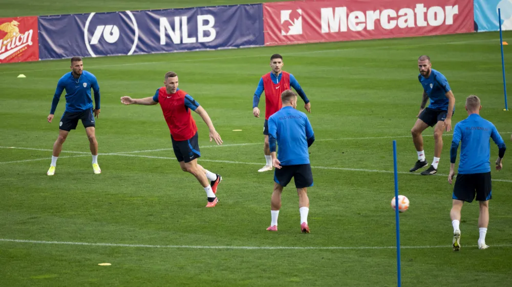 Jasmin Kurtić- 09.10.2023 &ndash; Nacionalni nogometni center Brdo - nogometna reprezentanca &ndash; trening pred kvalifikacijskima tekmama za EP 2024 proti Finski in Severni Irski, //FOTO: Nik Erik Neubauer