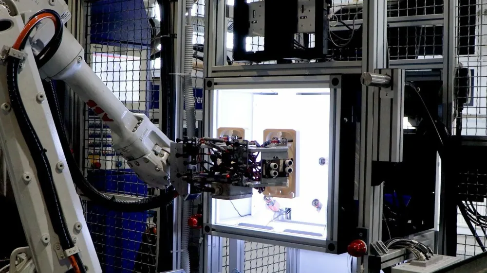 Ena najosupljivejših inovacij projekta Skaza 5.0 vključuje uporabo strojnega vida z elementi umetne inteligence. (Foto: Skaza)