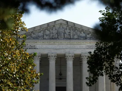 FILE PHOTO: The United States Supreme Court building is seen as in Washington, U.S., October 4, 2023. REUTERS/Evelyn Hockstein/File Photo