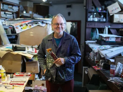 Milan Erič, stripar, ilustrator in profesor na Akademiji za likovno umetnost. 