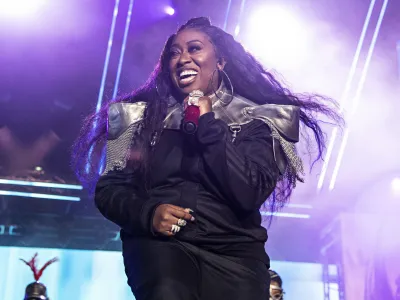 FILE - Missy Elliott performs at the 2019 Essence Festival at the Mercedes-Benz Superdome in New Orleans on July 5, 2019. Missy Elliott, Kate Bush, Willie Nelson, Sheryl Crow, Chaka Khan, "Soul Train" creator Don Cornelius and the late George Michael will be inducted into the hall on Friday night. (Photo by Amy Harris/Invision/AP, File)