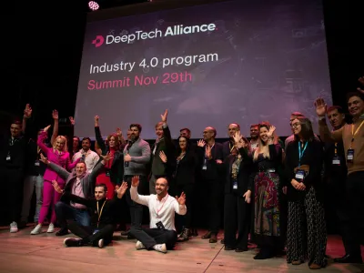 Včerajšnje srečanje evropskih "deep-tech" startupov in korporacij je ponudilo vpogled v ključne vidike razvoja prebojnih tehnoloških rešitev za prihodnost industrije 4.0. (Foto: LUI)