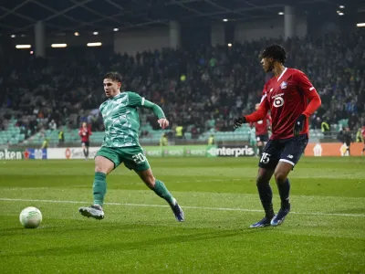  - 30.11.2023 – nogomet - Olimpija: LOSC Lille, konferenčna liga, 5. krog: skupina A: //FOTO: Nik Erik Neubauer