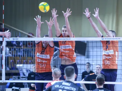 - 29.11.2023 – odbojka - ACH Volley: Asseco Resovia Rzeszow, liga prvakov, 2. krog:skupina B //FOTO: Jaka Gasar