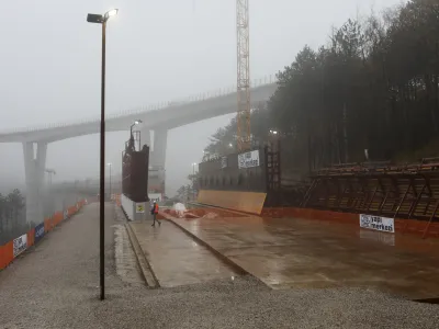 Viadukt Gabrovica in viadukt Črni kal  - 12.12.2023 – Viadukt Gabrovica - otvoritev - končana glavna gradbena dela na viaduktu Gabrovica v organizaciji družbe 2TDK //FOTO: Bojan Velikonja