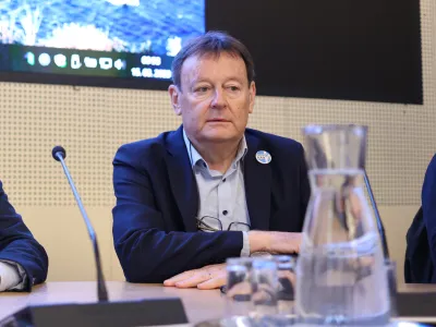 Damjan Polh, novi predsednik sindikata FIDES, sindikat zdravnikov in Zobozdravnikov Slovenije<br><br>- 15.03.2023 – pogajanja o plačah v zdravstvu - nadaljevanje pogajanj o zdravstvenem plačnem stebru med vlado in reprezentativnimi sindikati s tega področja - <br><br>//FOTO: Luka Cjuha