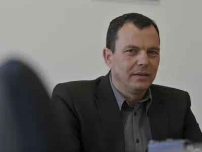 dosedanji direktor nacionalnega preiskovalnega urada (NPU) Harij Furlan, novi vodja specializiranega državnega tožilstva za pregon najtežjih oblik organiziranega in gospodarskega kriminala - Specializirano državno tožilstvo (SDT) //FOTO: Tomaž Zajelšnik