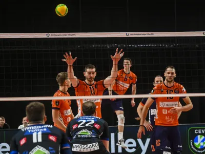 - 13.12.2023 – odbojka - ACH Volley: Tours, liga prvakov, 3. krog: skupina B: //FOTO: Nik Erik Neubauer
